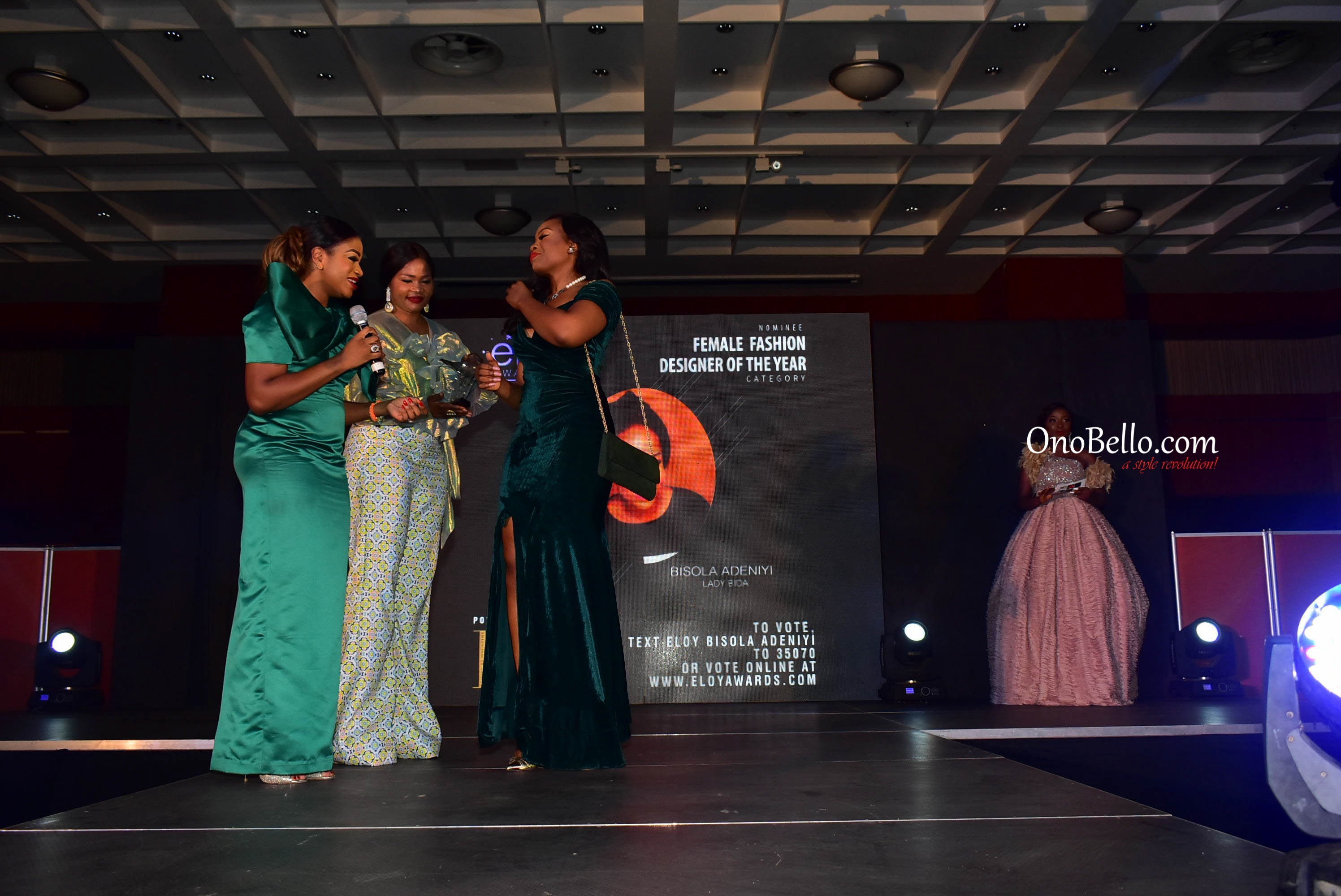 Red Carpet Glam! Osas Ighodaro Ajibade, Lanre DaSilva Ajayi, More Attend The 2017 ELOY Awards