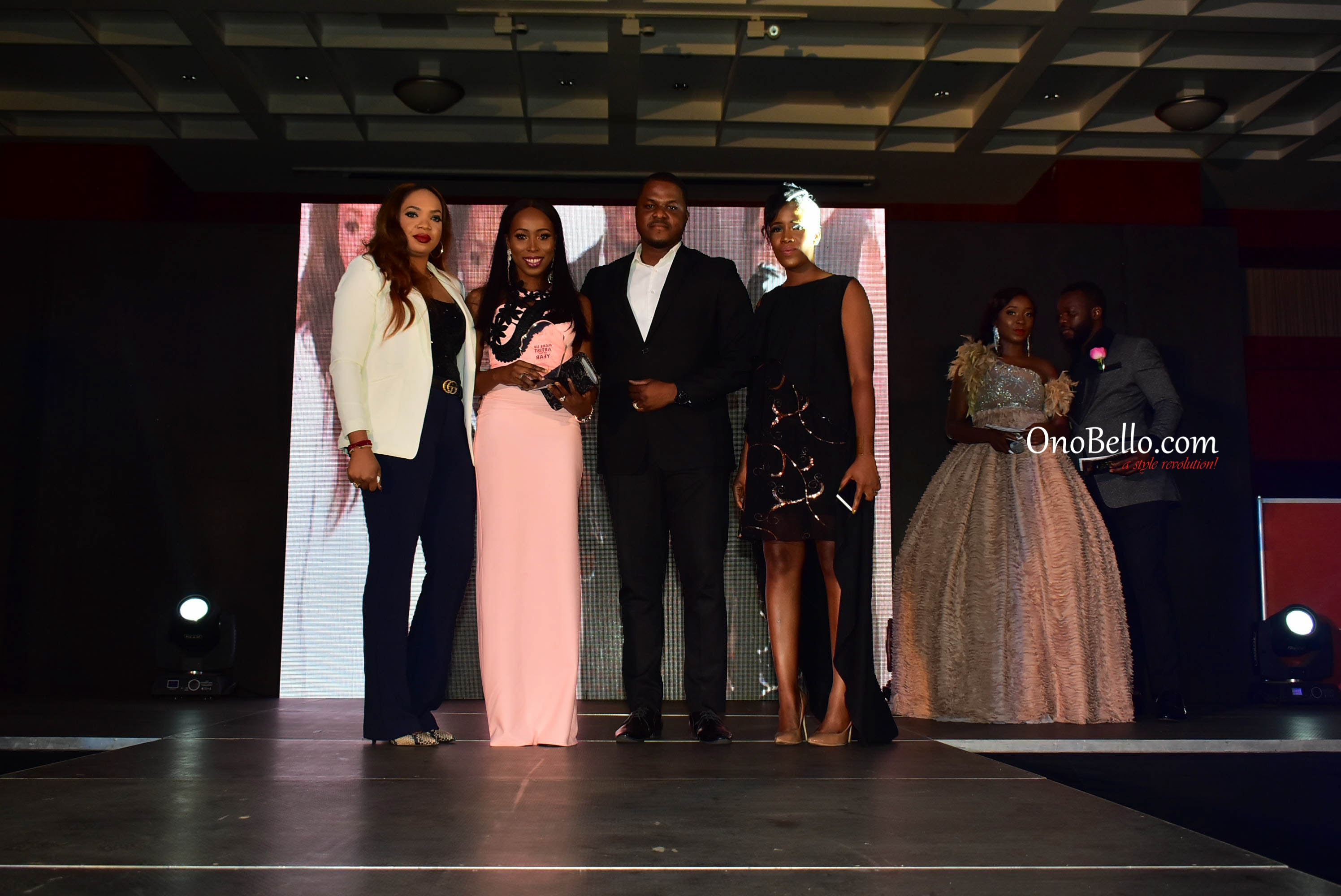 Red Carpet Glam! Osas Ighodaro Ajibade, Lanre DaSilva Ajayi, More Attend The 2017 ELOY Awards