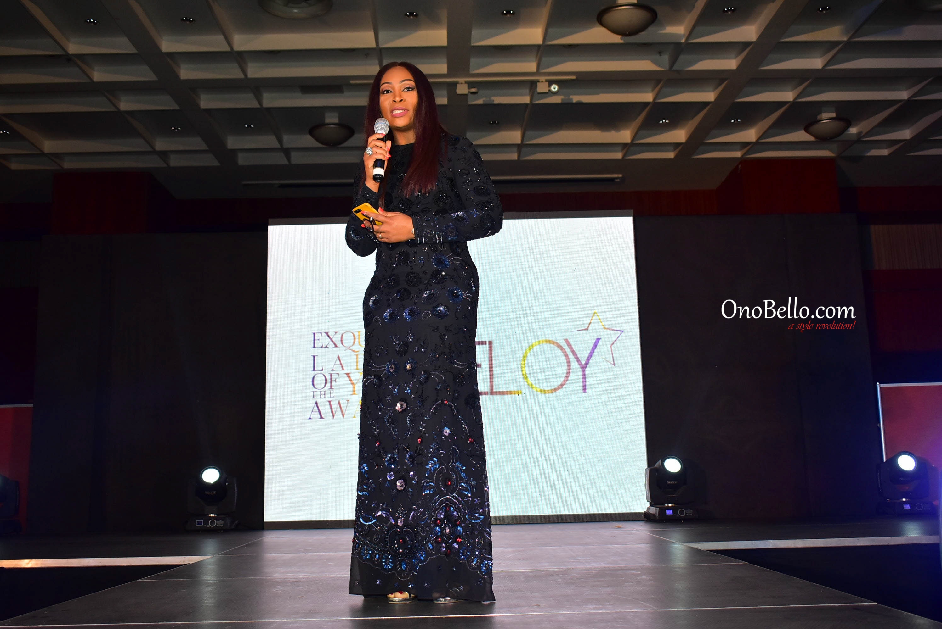 Red Carpet Glam! Osas Ighodaro Ajibade, Lanre DaSilva Ajayi, More Attend The 2017 ELOY Awards