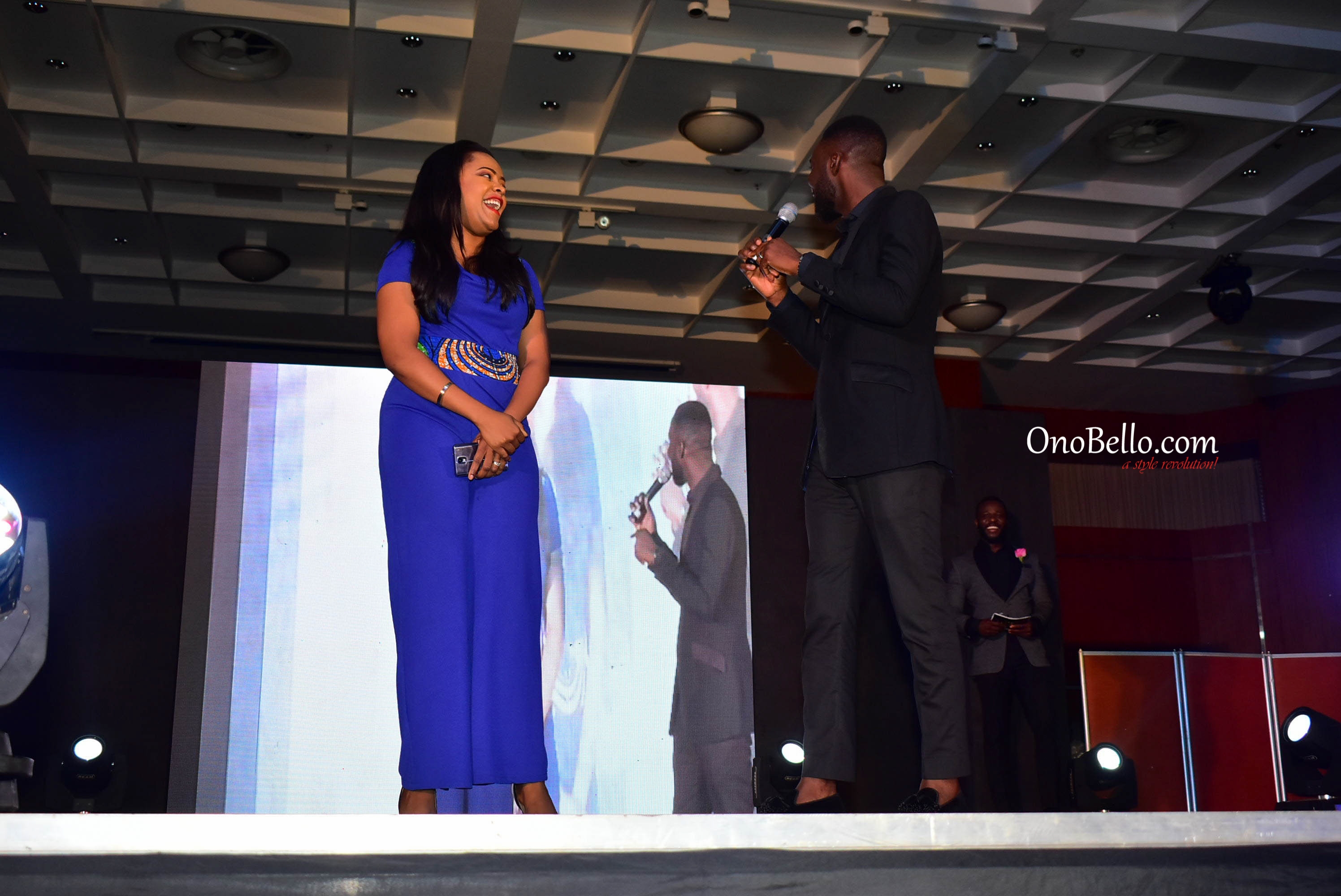 Red Carpet Glam! Osas Ighodaro Ajibade, Lanre DaSilva Ajayi, More Attend The 2017 ELOY Awards