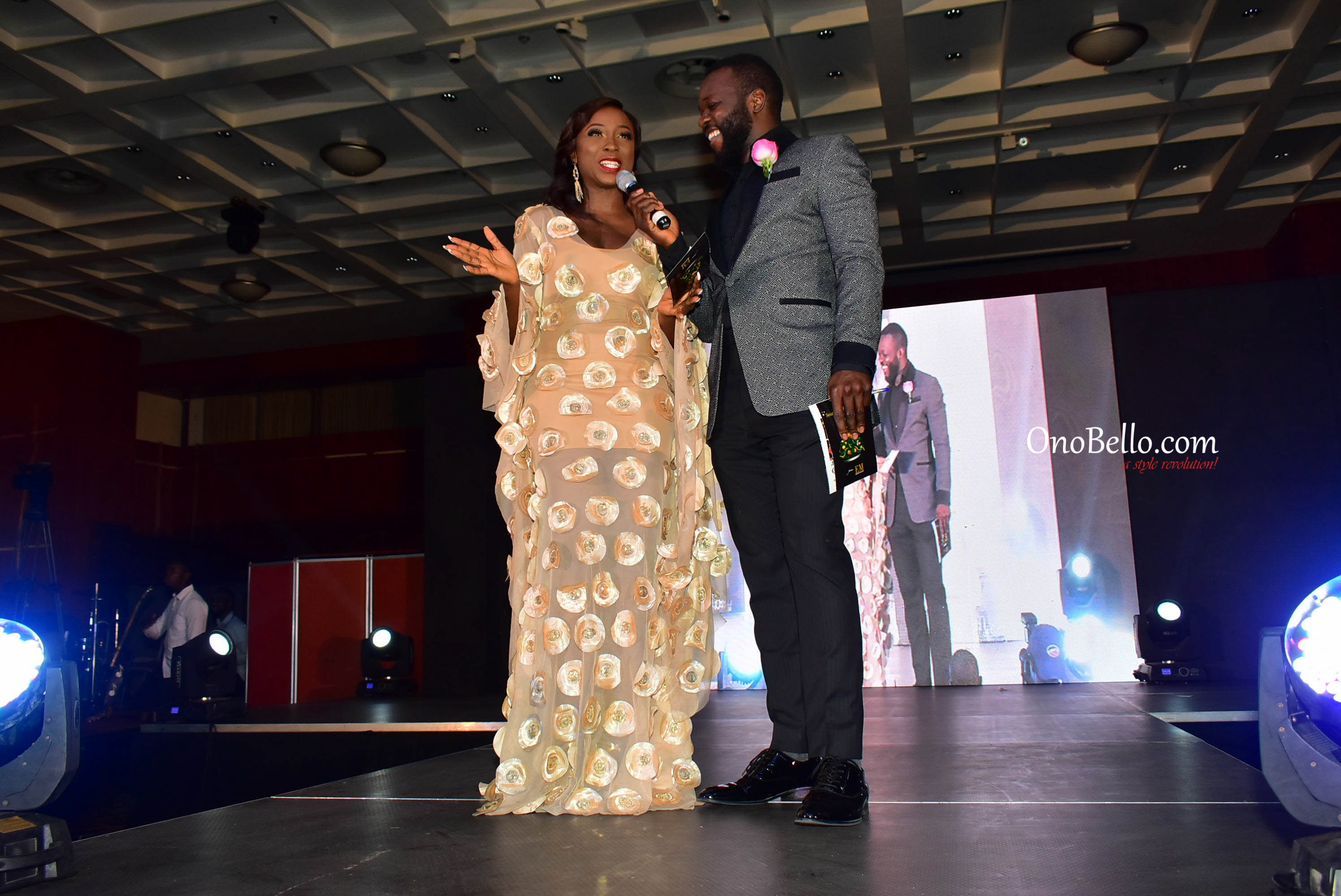 Red Carpet Glam! Osas Ighodaro Ajibade, Lanre DaSilva Ajayi, More Attend The 2017 ELOY Awards