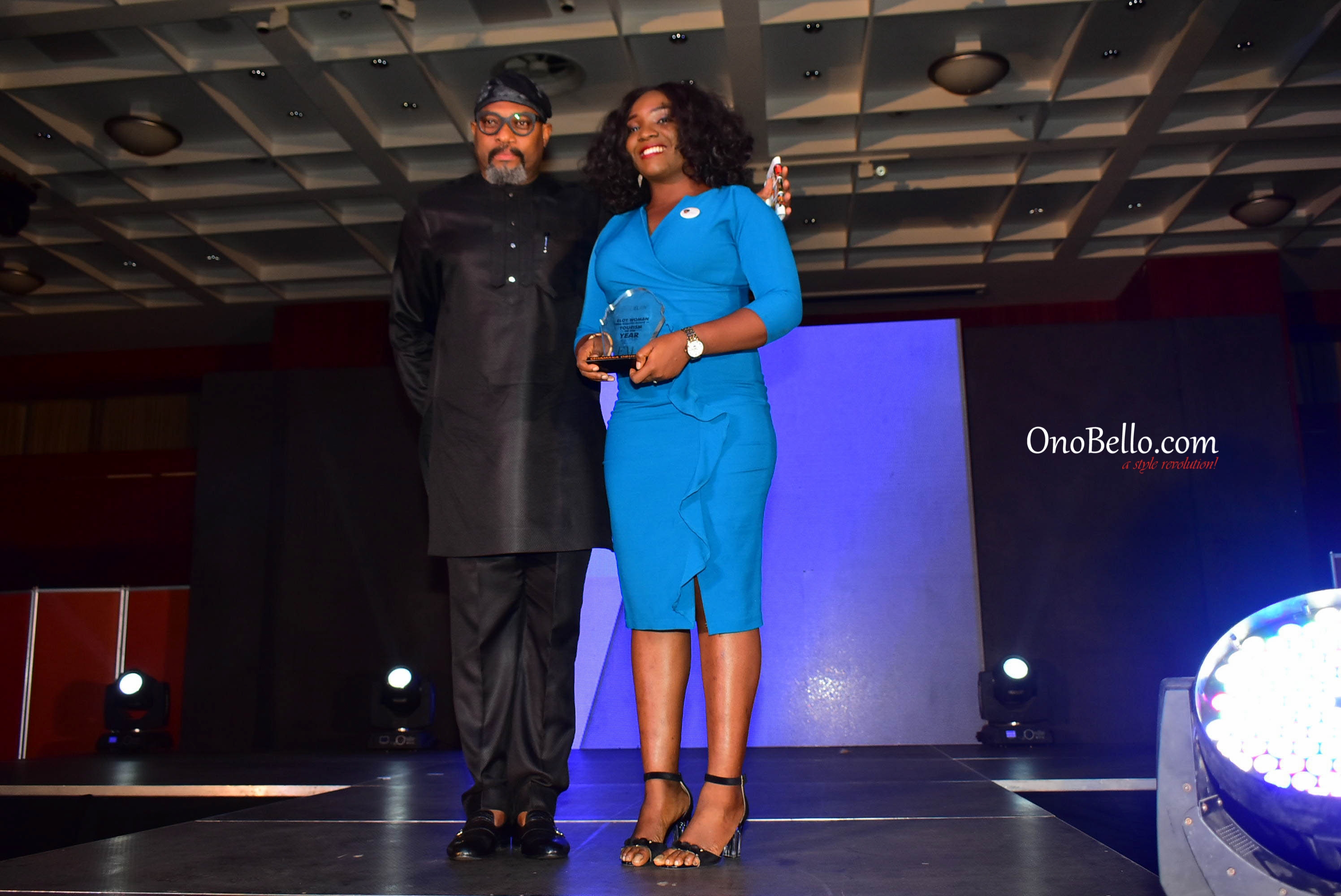 Red Carpet Glam! Osas Ighodaro Ajibade, Lanre DaSilva Ajayi, More Attend The 2017 ELOY Awards