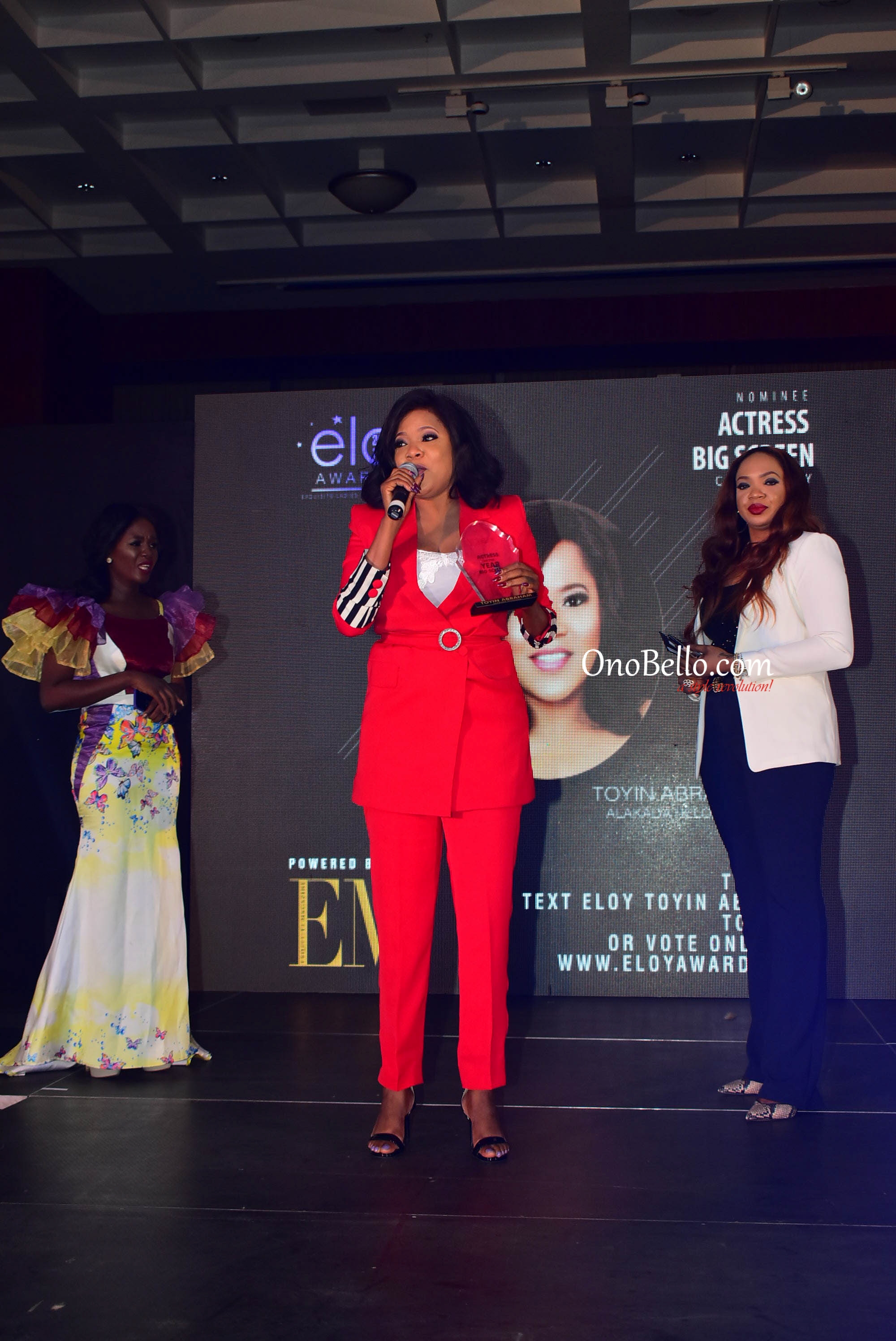 Red Carpet Glam! Osas Ighodaro Ajibade, Lanre DaSilva Ajayi, More Attend The 2017 ELOY Awards