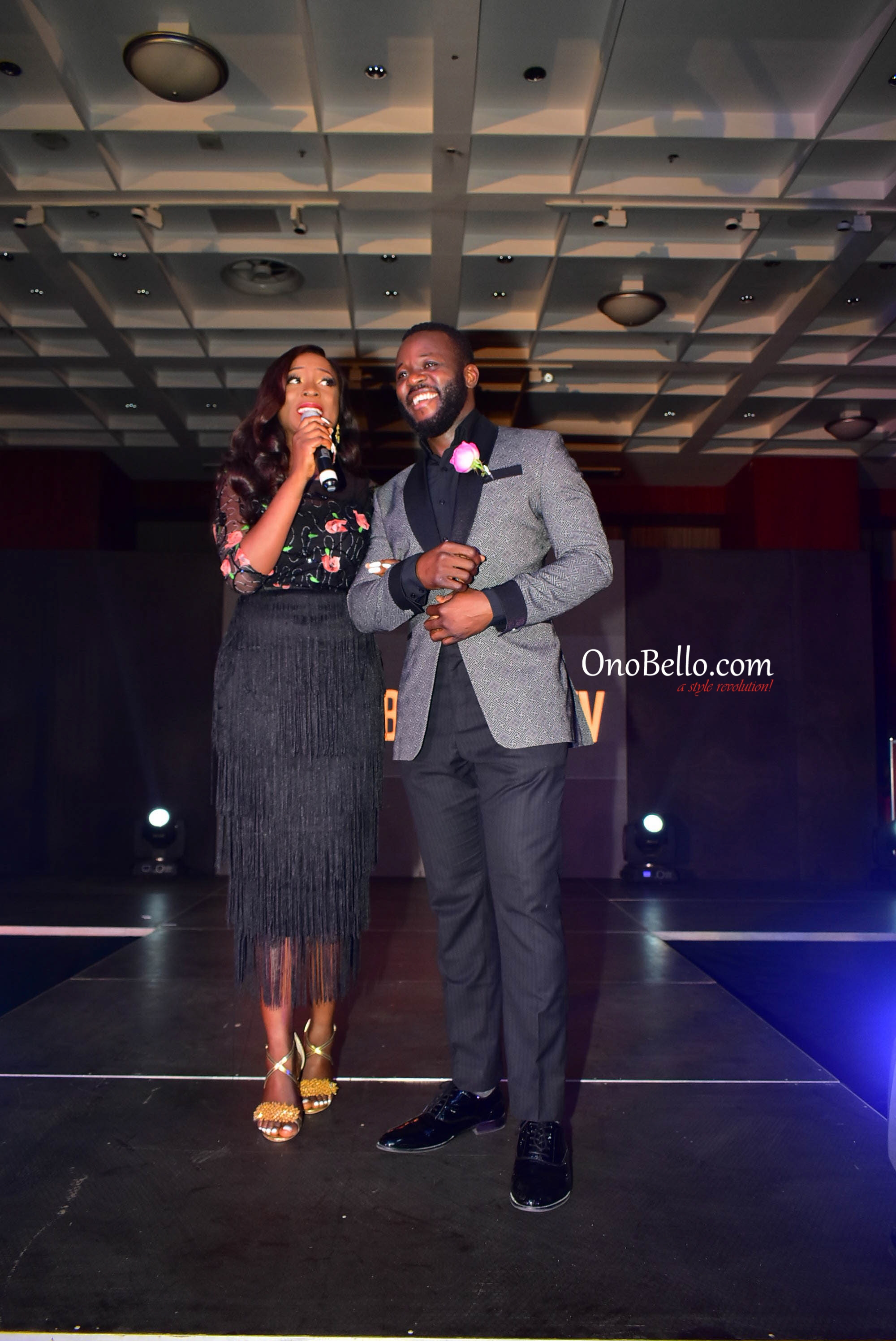 Red Carpet Glam! Osas Ighodaro Ajibade, Lanre DaSilva Ajayi, More Attend The 2017 ELOY Awards