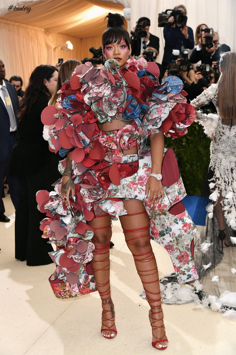 Rihanna’s Hottest Red Carpet Moments In 2017. See All 10 Unforgettable Looks Here
