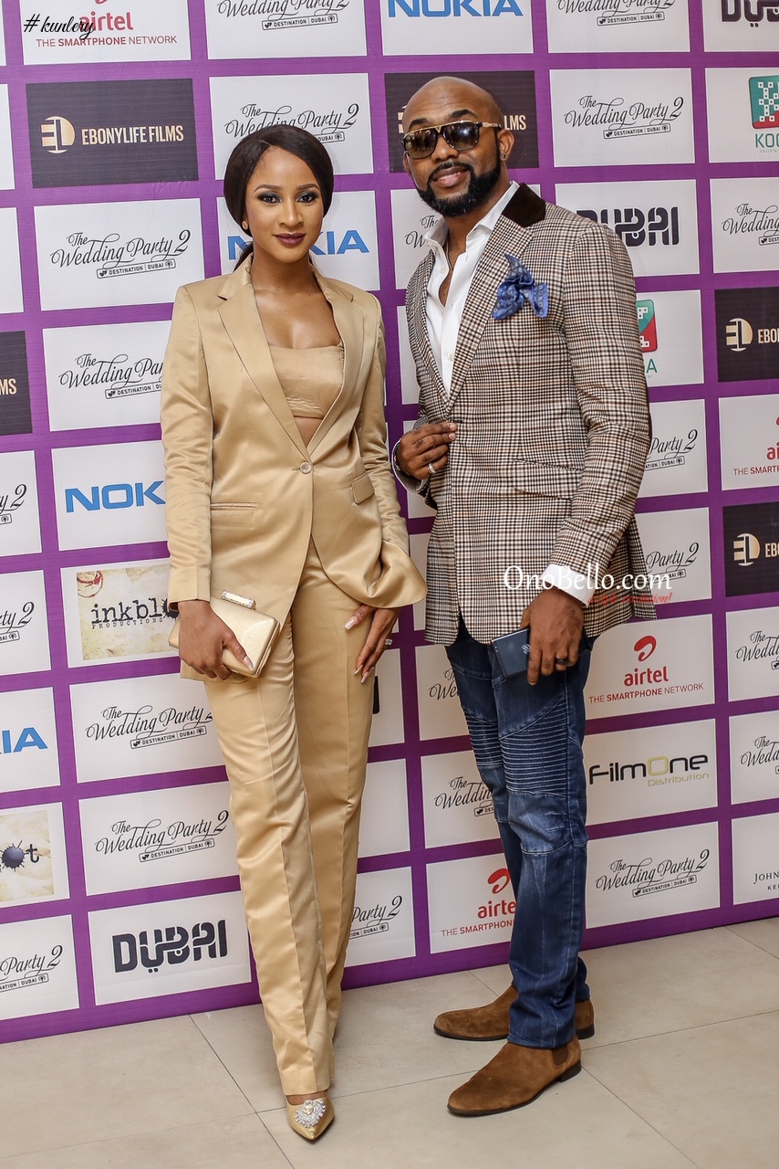 Mo Abudu, Adesua Etomi, Banky W, Attend Private Screening For “The Wedding Party2: Destination Dubai”