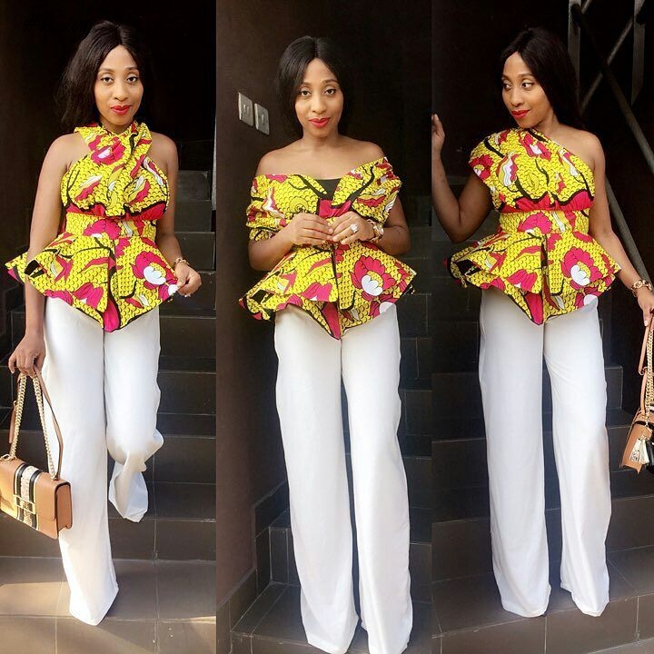 STAY FABULOUS THIS HOLIDAY PERIOD IN LATEST AND CUTE ANKARA TOPS