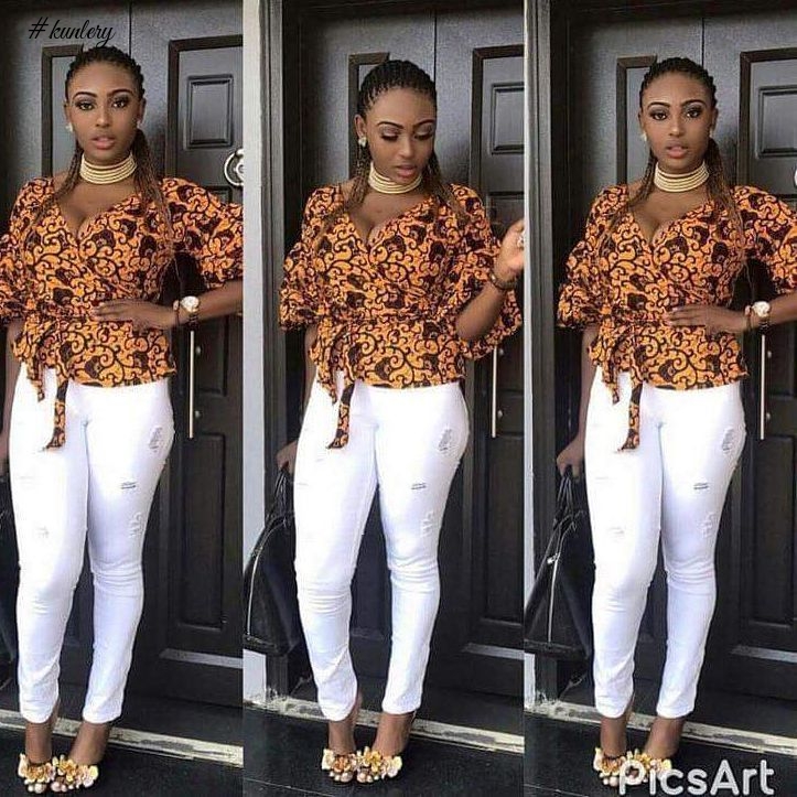 STAY FABULOUS THIS HOLIDAY PERIOD IN LATEST AND CUTE ANKARA TOPS