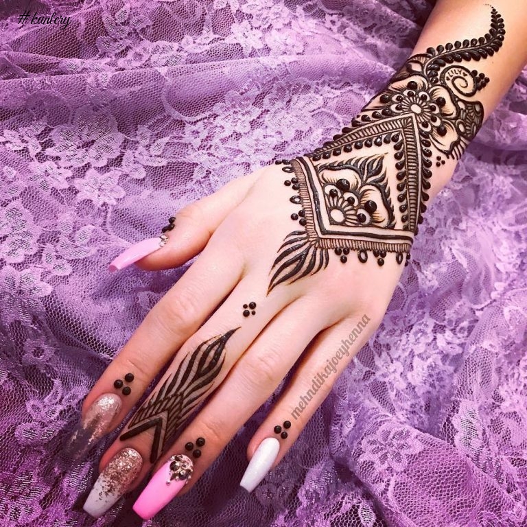 MODERN HENNA DESIGNS THAT WILL CATCH YOUR EYE