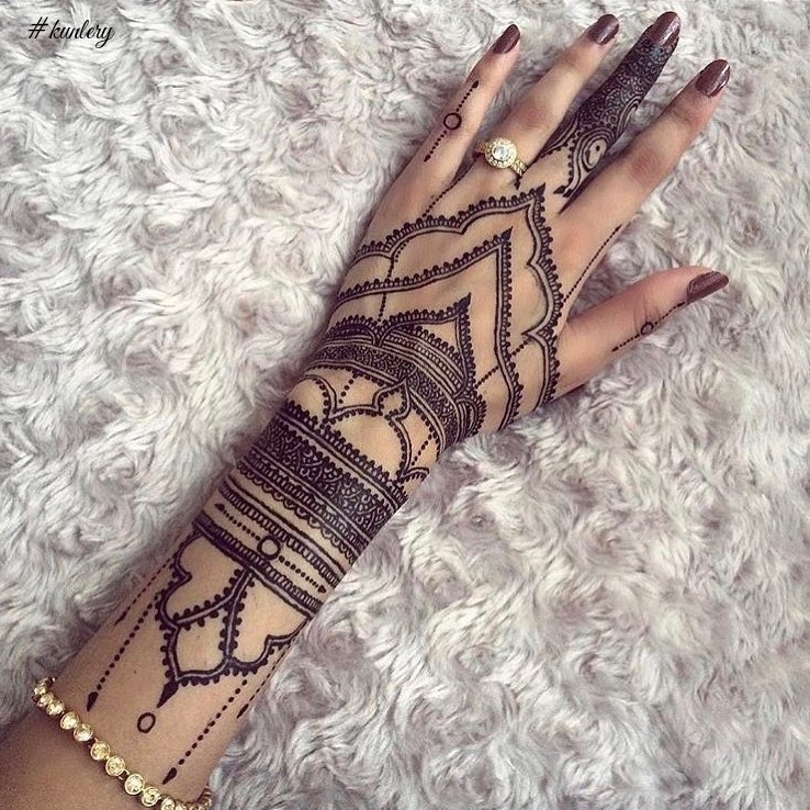 MODERN HENNA DESIGNS THAT WILL CATCH YOUR EYE
