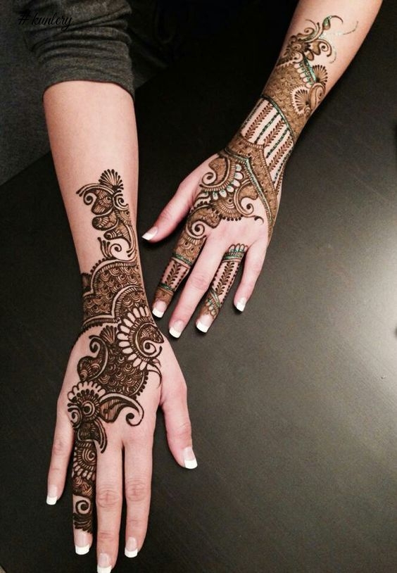 MODERN HENNA DESIGNS THAT WILL CATCH YOUR EYE