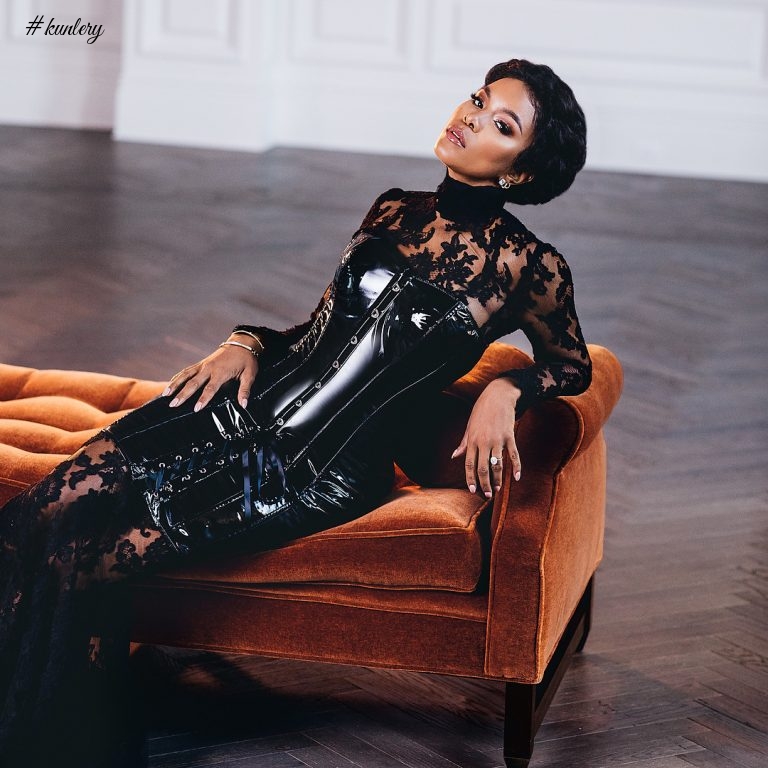 LETOYA LUCKETT STUNS ON THE COVER OF MUNALUCHI BRIDE WINTER EDITION