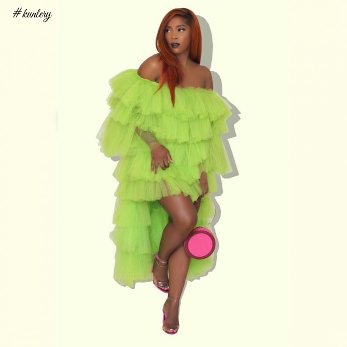 Check Out The Haute Fashion Bomb Tiwa Savage Dropped On Us At The WizKid Concert