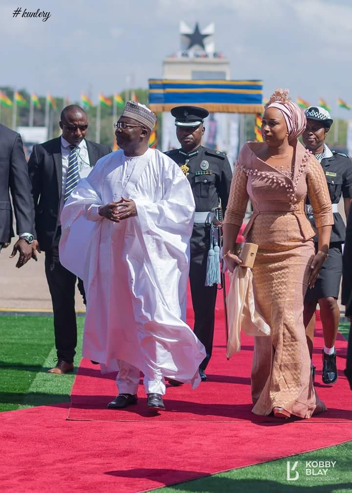 Ghana’s VP’s Wife Samira Bawumia Breaks Internet Again with Her 61st Independence Day Dress