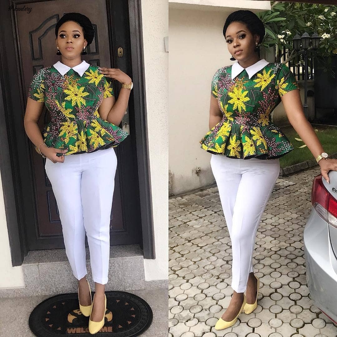 7 BEAUTIFUL MUST HAVE ANKARA TOPS FOR THIS PERIOD