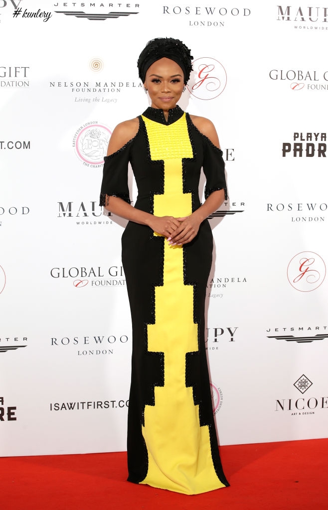 Bonang Matheba, Vanessa Williams, Beverly Knight Attend The Nelson Mandala Global Gift Gala In London