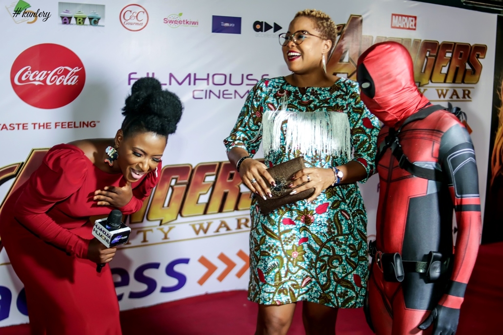 #BBNaija’s Ifuennada & Lolu, Toyin Abraham, More Look Stylish For Premiere Of Avengers: Infinity War