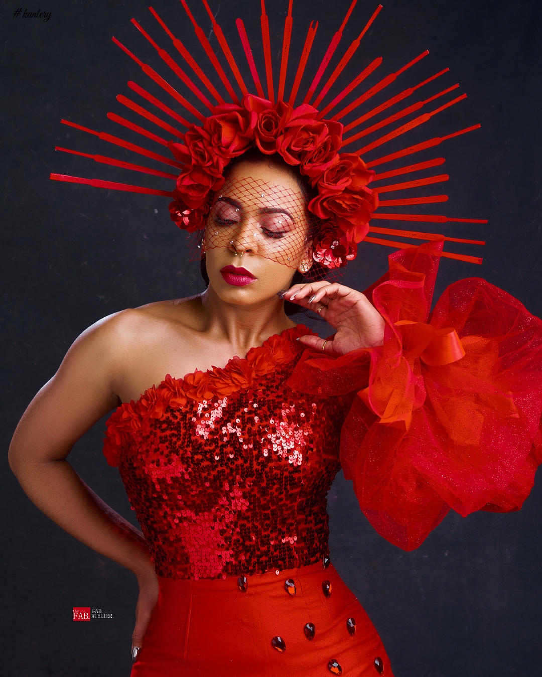 BBNaija 2017 Housemate TBOSS Is A Goddess In Red