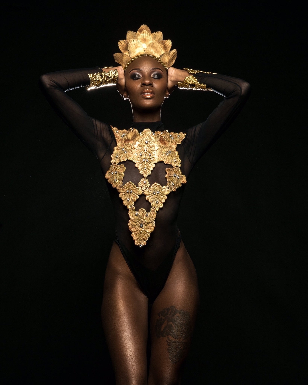 Photographer Amazingly Turns Ghanaian Model Into An Astonishing Vision To Behold In Editorial