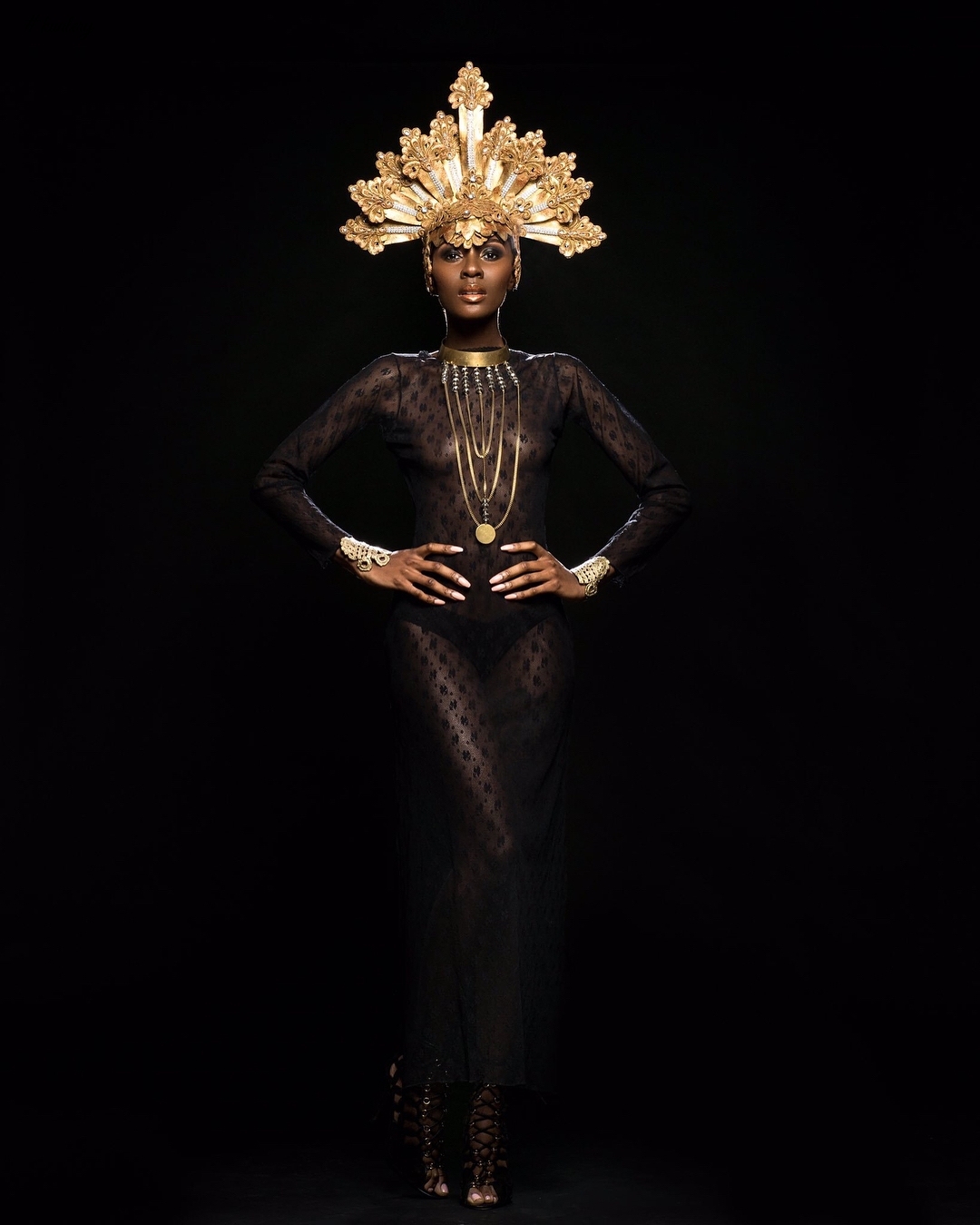 Photographer Amazingly Turns Ghanaian Model Into An Astonishing Vision To Behold In Editorial