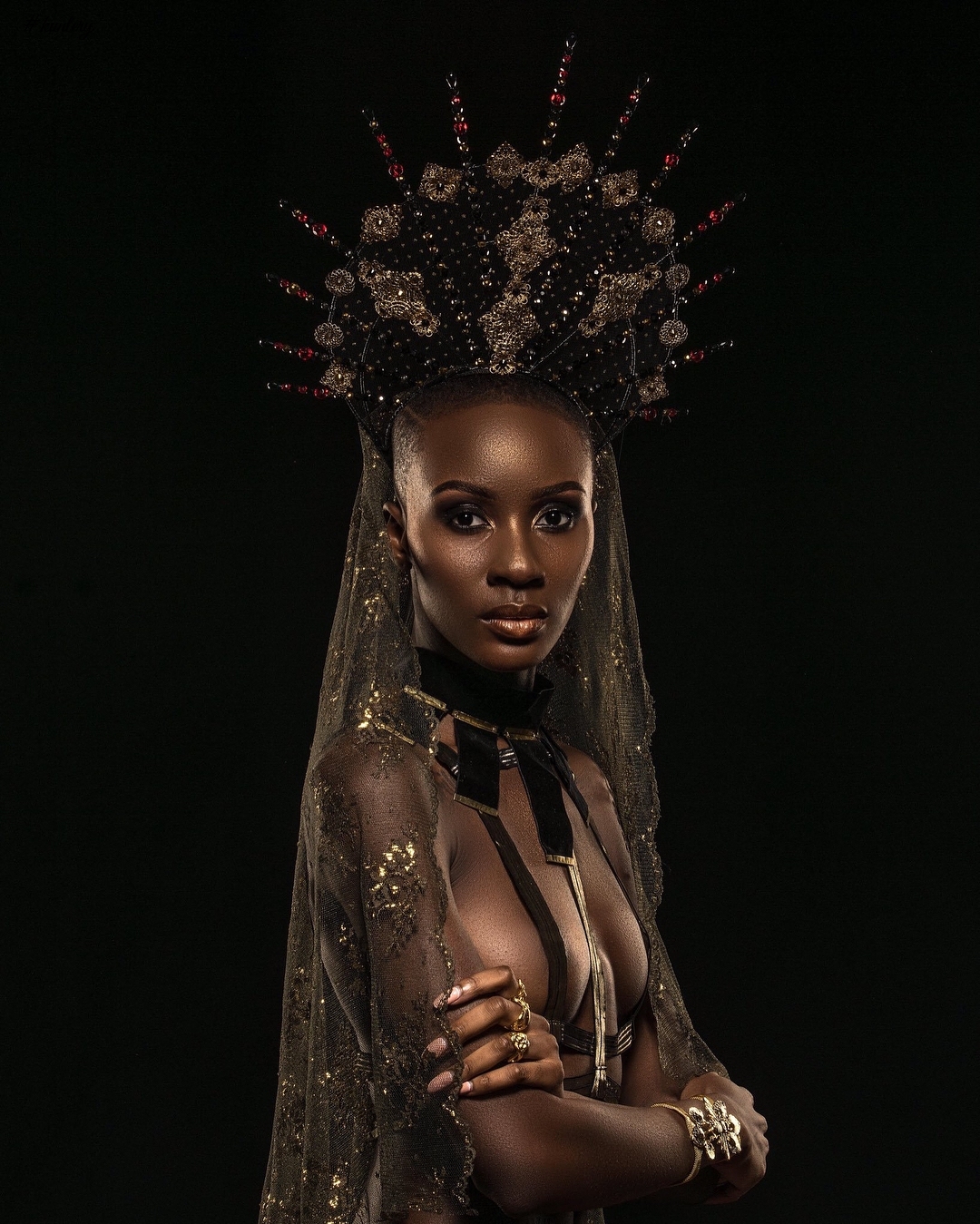 Photographer Amazingly Turns Ghanaian Model Into An Astonishing Vision To Behold In Editorial