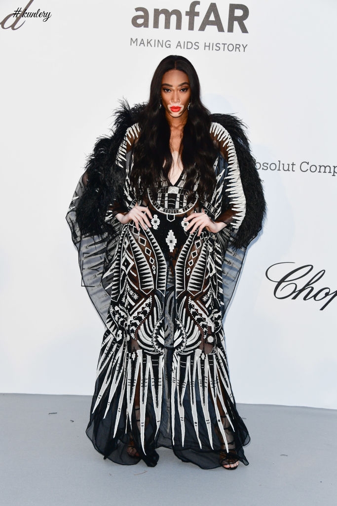 Red Carpet Fab! Teyana Taylor, Jason Derulo, Winnie Harlow Spotted At Annual amfAR Cannes Gala