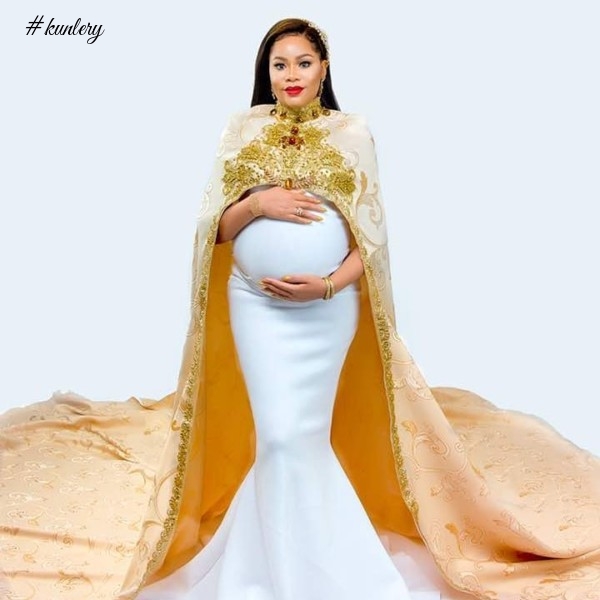 Femi Fani-Kayode’s Wife Precious Is Regal In Maternity Shoot