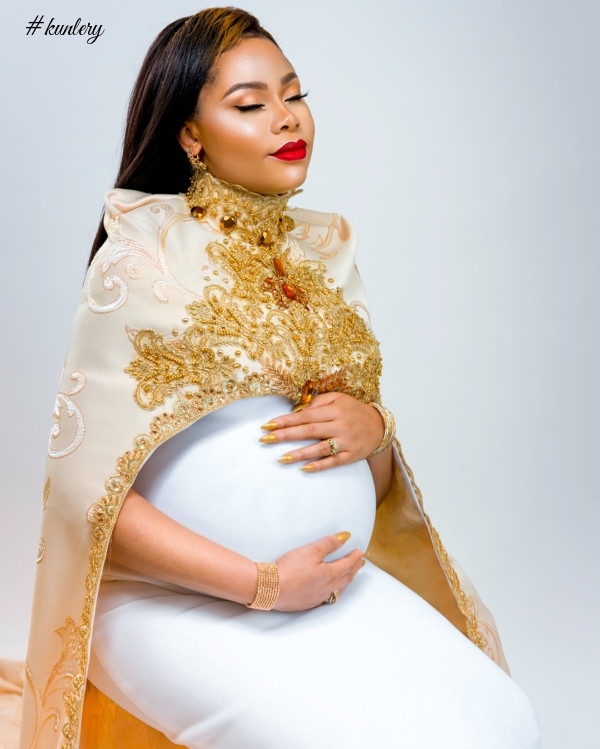 Femi Fani-Kayode’s Wife Precious Is Regal In Maternity Shoot