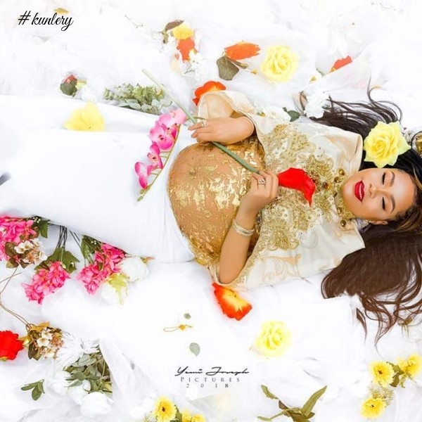 Femi Fani-Kayode’s Wife Precious Is Regal In Maternity Shoot