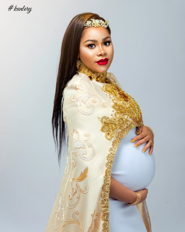 Femi Fani-Kayode’s Wife Precious Is Regal In Maternity Shoot