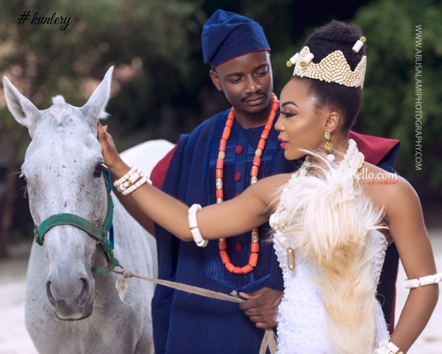Ifu Ennada & Leo Are A Beautiful Couple In This Lovely Pre-Wedding Inspired Shoot