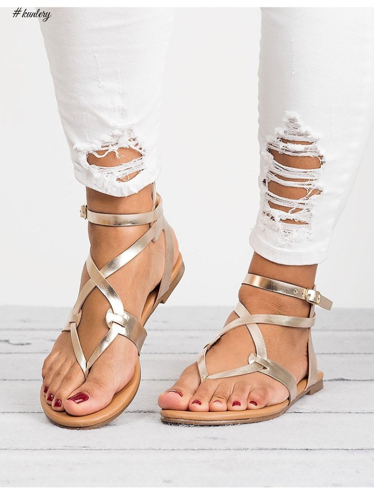 12 ON-TREND FLAT SANDALS. YES ITS ALL ABOUT THE BEAUTIFUL SANDALS