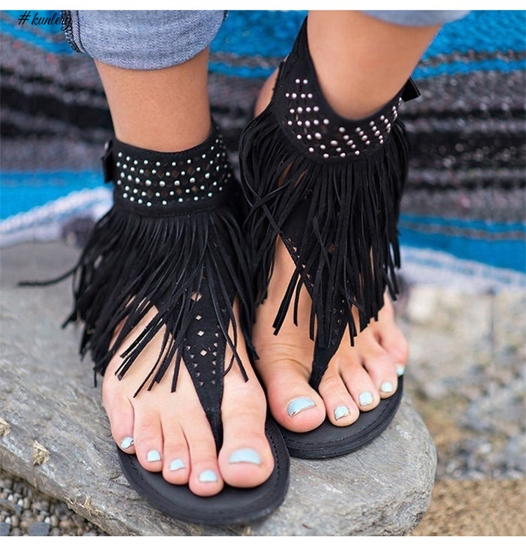 12 ON-TREND FLAT SANDALS. YES ITS ALL ABOUT THE BEAUTIFUL SANDALS
