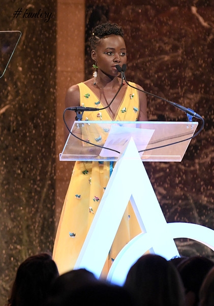 Lupita Nyong’o Is Radiant Like The Morning Sun In This Yellow Carolina Herrera Dress