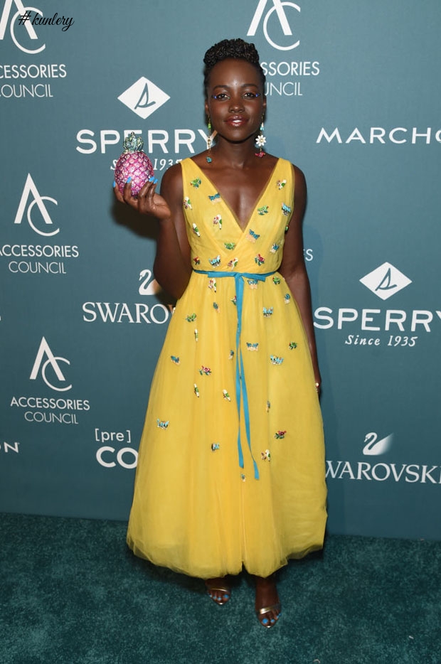 Lupita Nyong’o Is Radiant Like The Morning Sun In This Yellow Carolina Herrera Dress