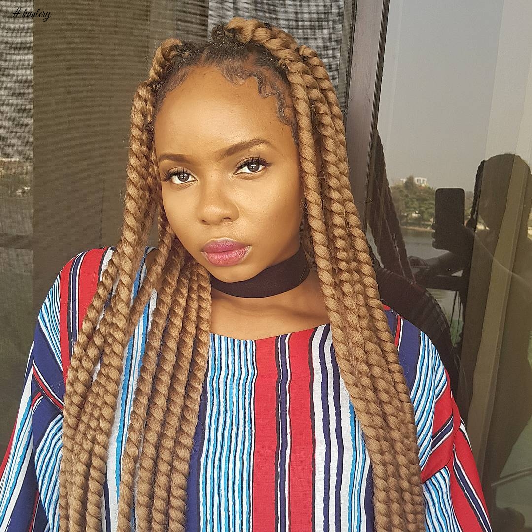 15 Times Nigerian Songstress Yemi Alade Proves She Is #1 With To Braids & Afro Hair