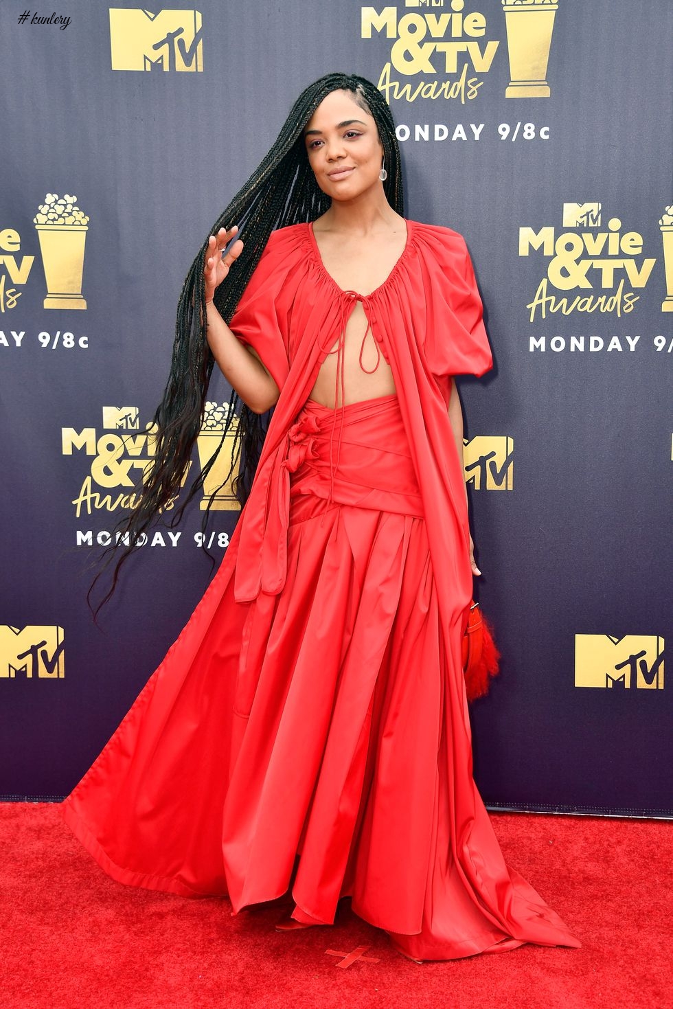 Red Carpet Glam! Yara Shahidi, Chadwick Boseman, At The 2018 MTV Movie & TV Awards