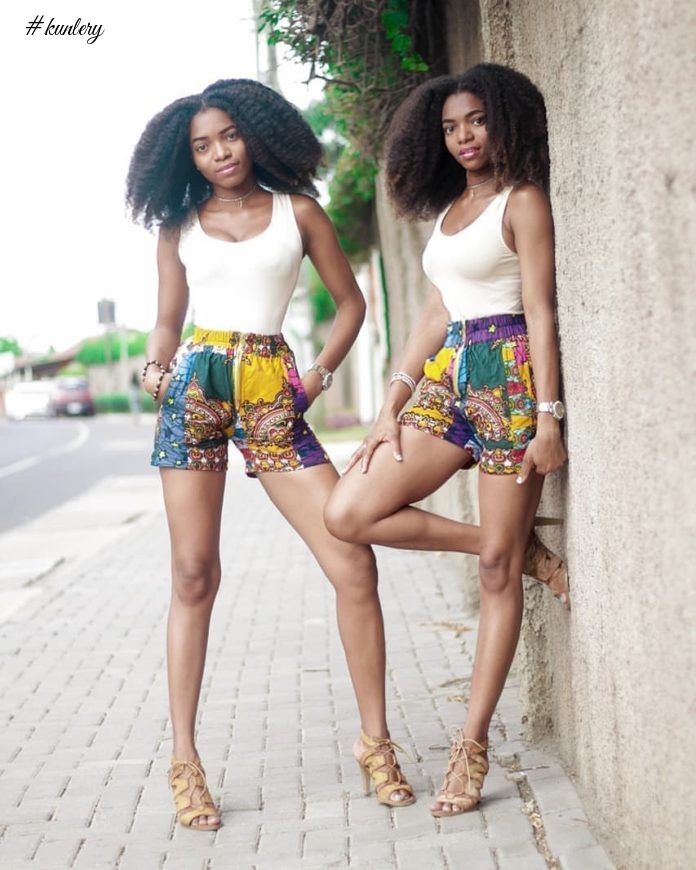 See Why These Ghanaian Twins Are Set To Be Africa’s Hottest StyleGirls; & Check 7 Hot African Print Look Inside
