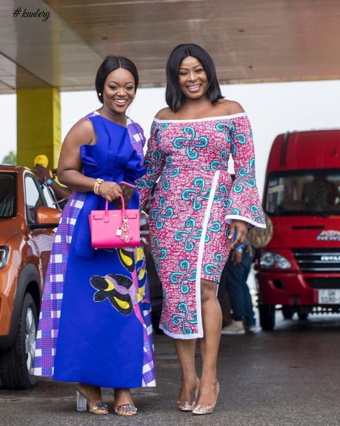 Jackie Appiah & Gloria Sarfo In Bri Wireduah Stun At The Ghana @ 60 Movie Summit