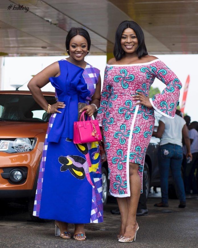 Jackie Appiah & Gloria Sarfo In Bri Wireduah Stun At The Ghana @ 60 Movie Summit
