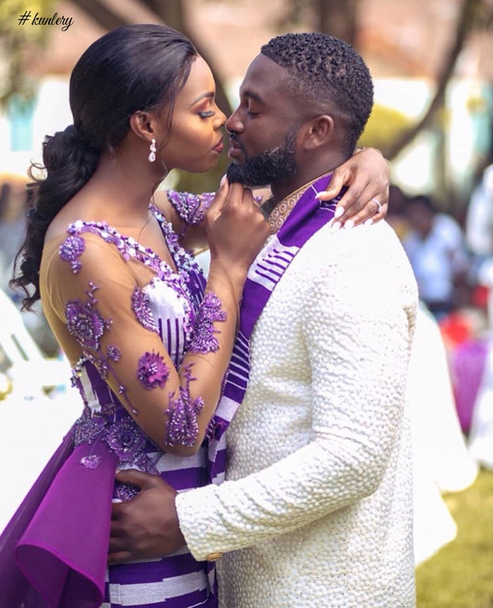 Beautiful Ghanaian Model Wendy Harly Ties The Knot; See Traditional Wedding Pics Here