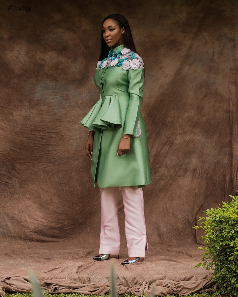 Flare & Flamboyant! TV Presenter Idia Aisen Models Isi Atagamen’s New Collection “Flareboyant”