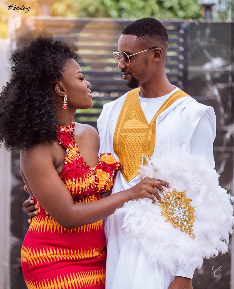 This Bride Got The Pistis Dress That Kept Her Grinning Though Her Traditional Marriage