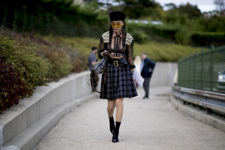 How to Wear Plaid Like a Street Style Star