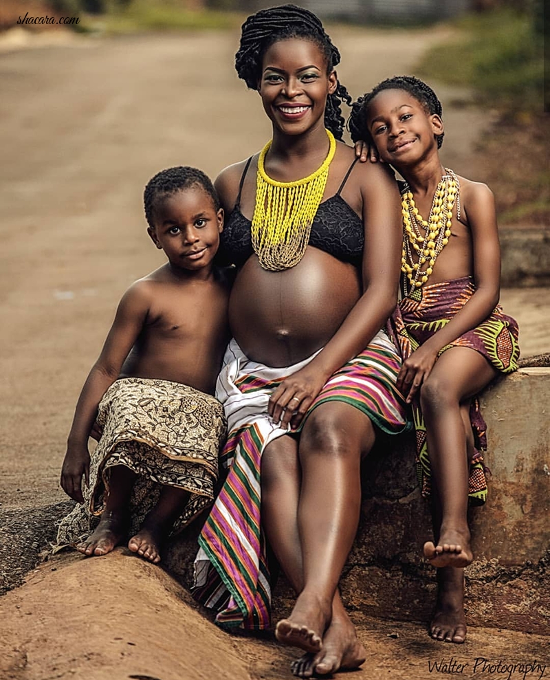 Ugandan Photographer Beautifully Captures The Life Of A Pregnant Wife & Mum In An African Village