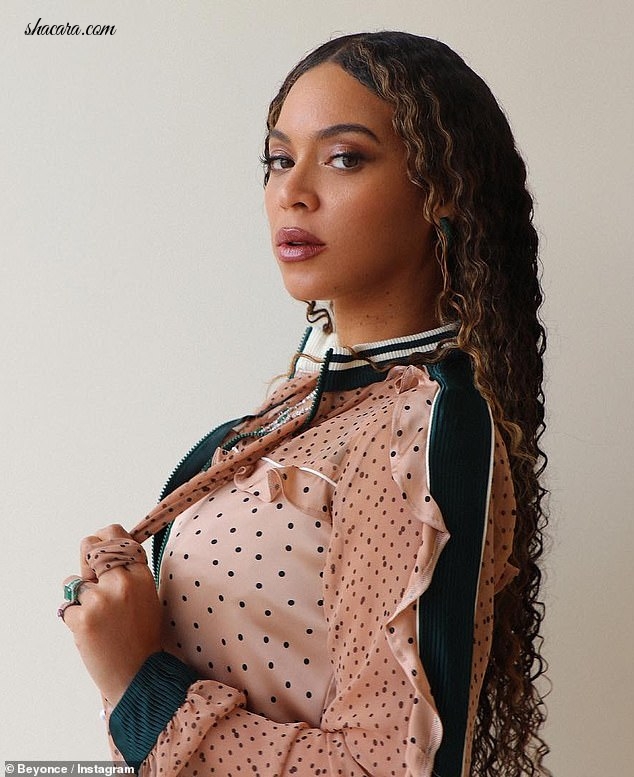 Beyonce Rocks A Polka Dot Jumpsuit And Diamonds Galore In Latest Sultry Shoot