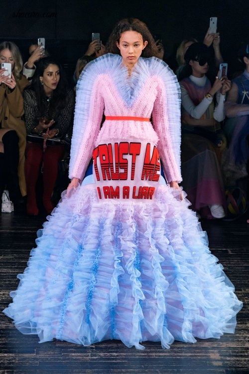Paris’s Viktor & Rolf Drops A Fabulous Collection Filled With Memes We’ve All Secretly Wanted To Say
