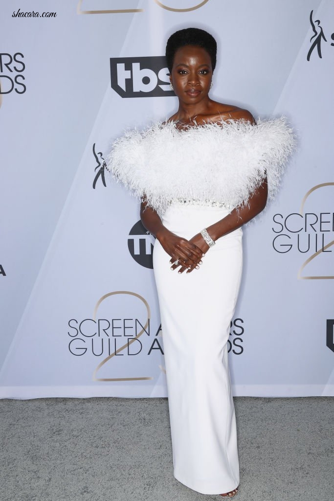Wakanda Ladies Lupita & Danai Gurira Shut Down The SAG Awards 2019, And Here Are The Dresses Why!