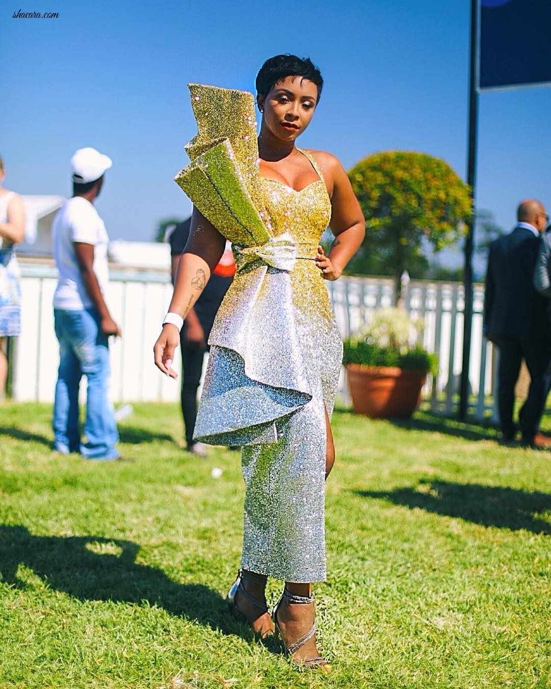 Usain Bolt Arrives To South Africa’s Sun Met With A Helicopter; See This & All The Slayage By SA Fashionistas