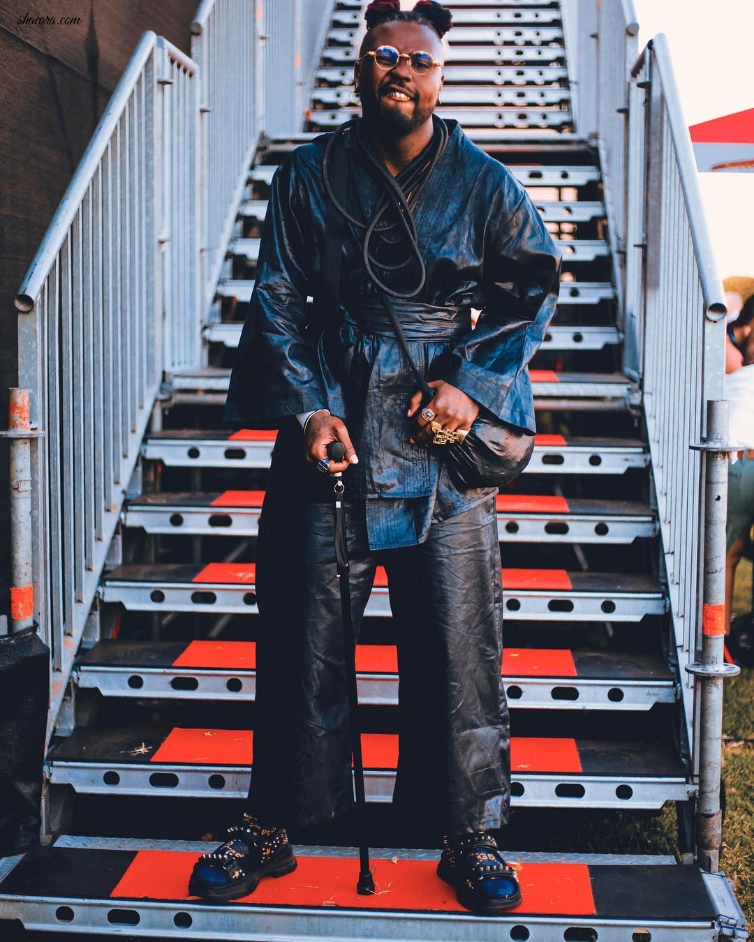 Usain Bolt Arrives To South Africa’s Sun Met With A Helicopter; See This & All The Slayage By SA Fashionistas